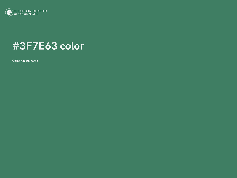 #3F7E63 color image