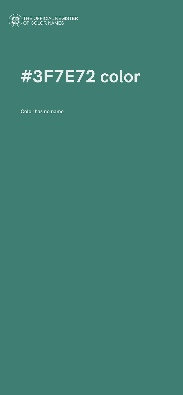 #3F7E72 color image