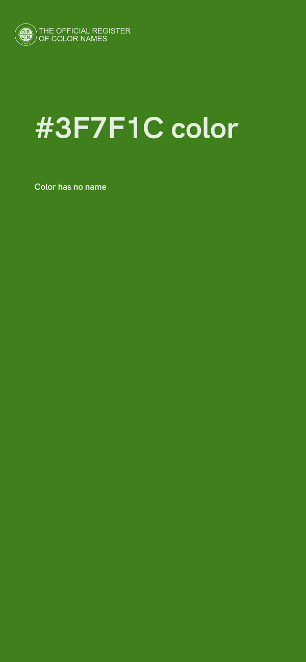 #3F7F1C color image