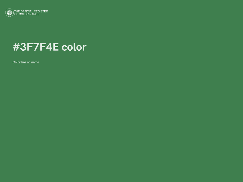 #3F7F4E color image