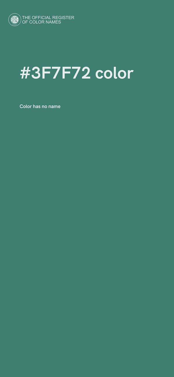 #3F7F72 color image