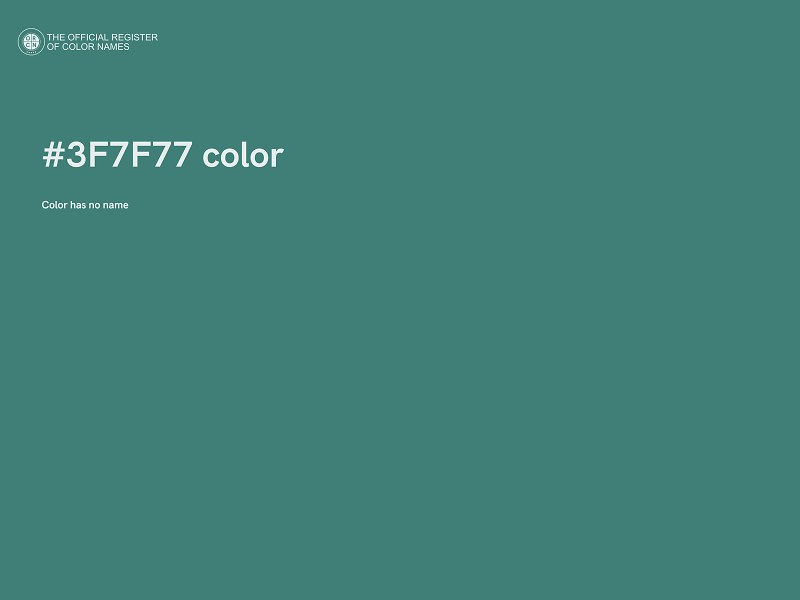 #3F7F77 color image