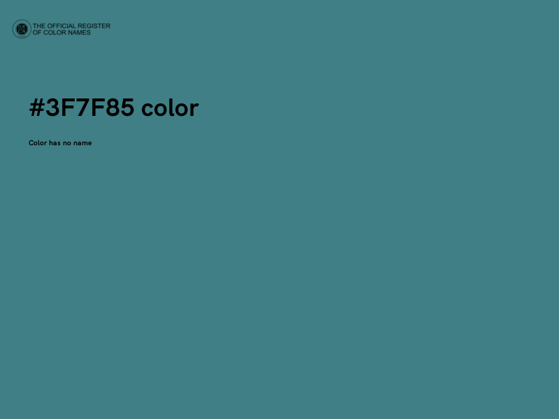 #3F7F85 color image