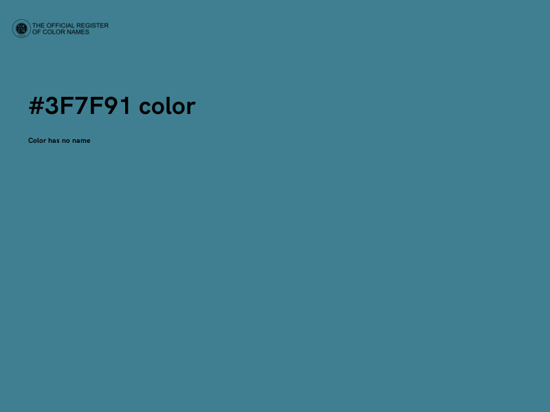 #3F7F91 color image