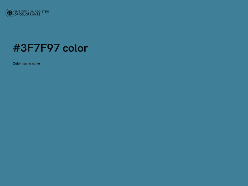 #3F7F97 color image