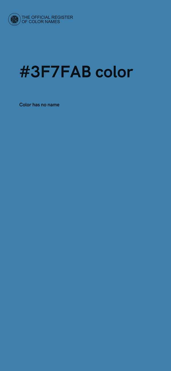#3F7FAB color image