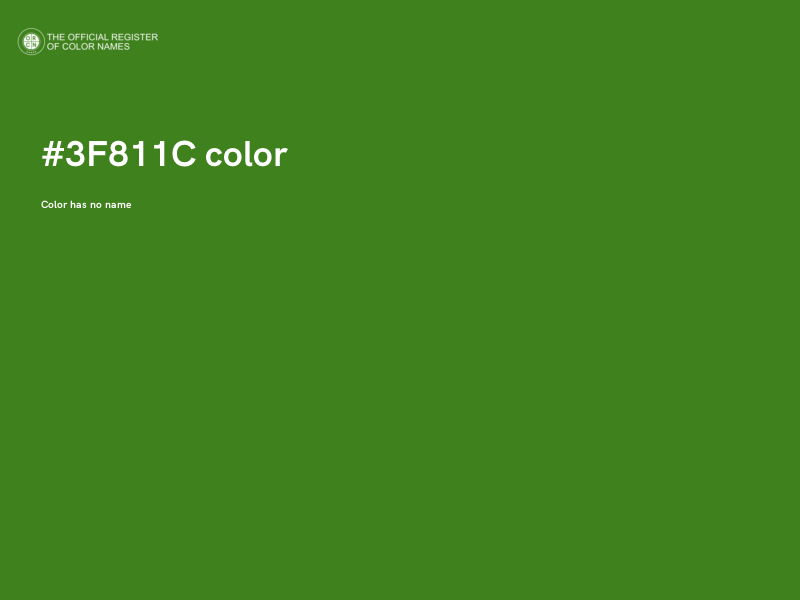 #3F811C color image