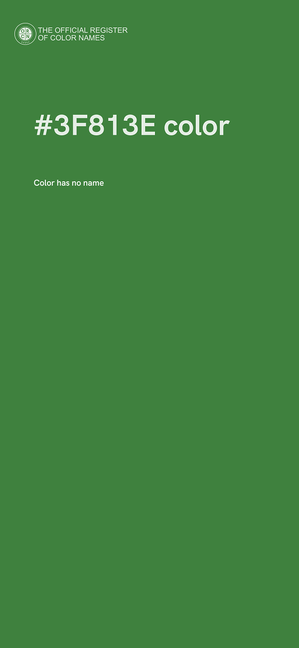 #3F813E color image