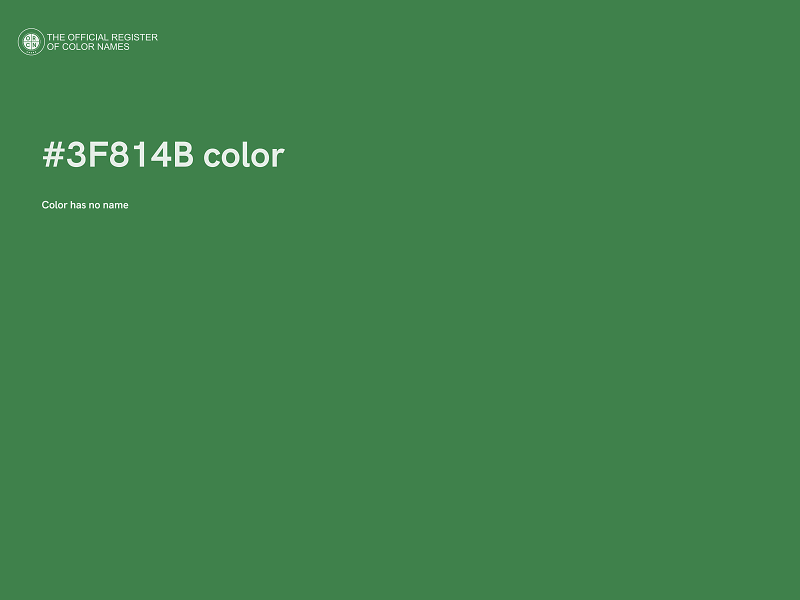 #3F814B color image