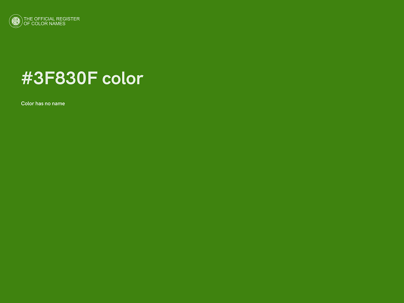 #3F830F color image