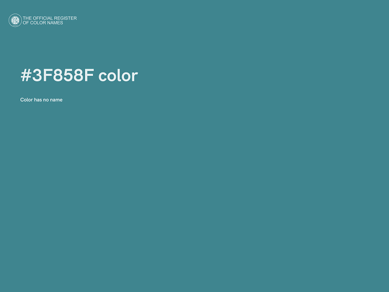 #3F858F color image