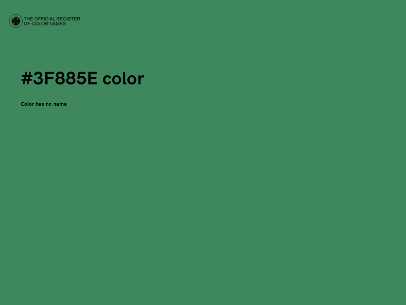 #3F885E color image