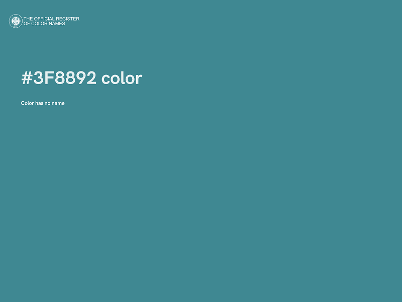 #3F8892 color image