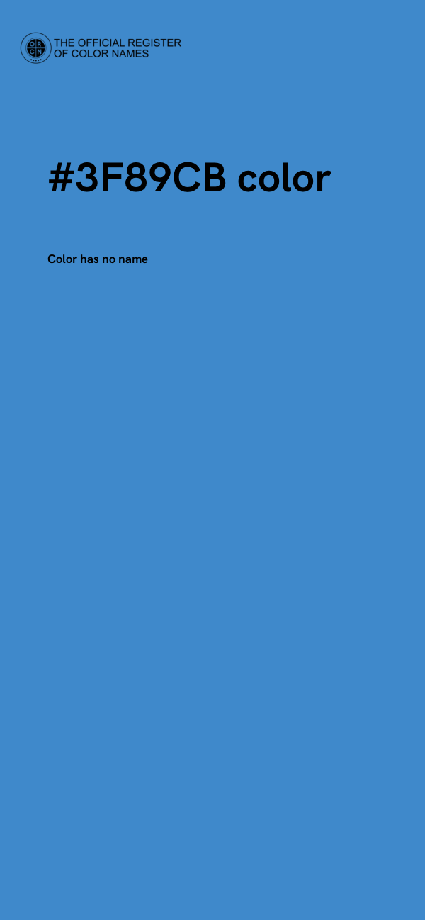 #3F89CB color image