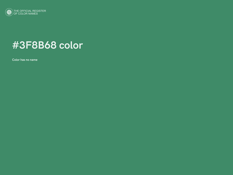 #3F8B68 color image