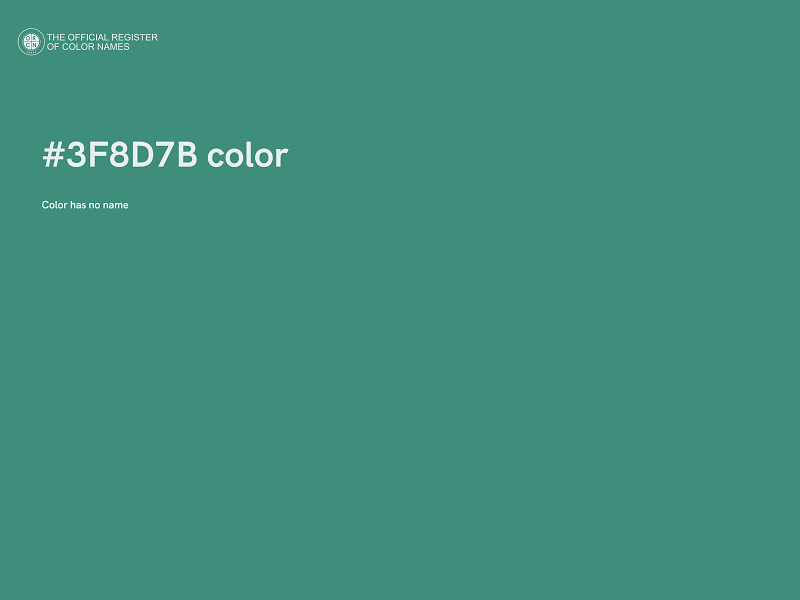 #3F8D7B color image