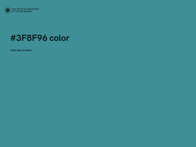 #3F8F96 color image