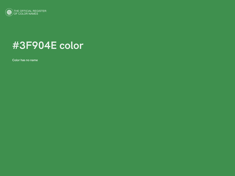 #3F904E color image