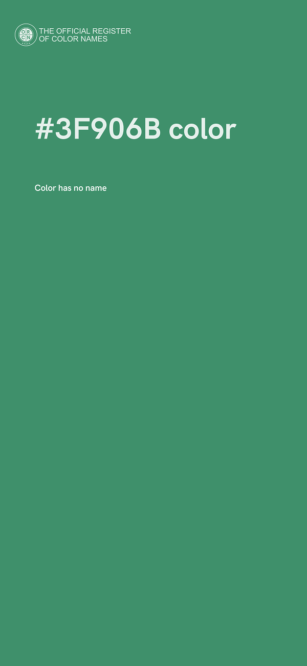 #3F906B color image