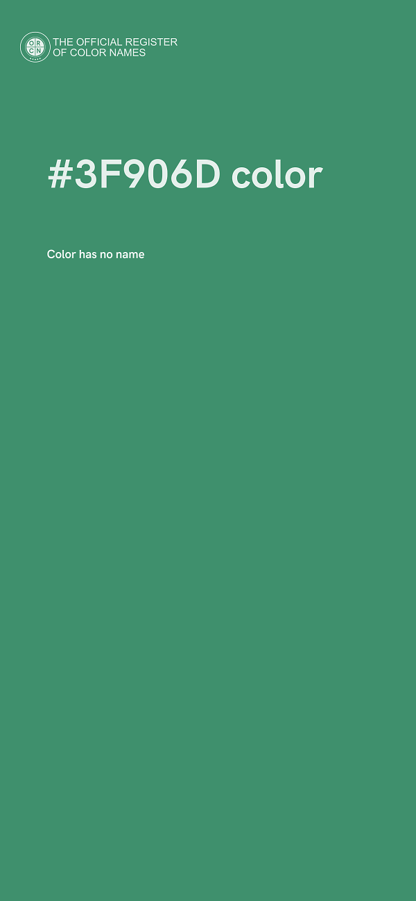 #3F906D color image
