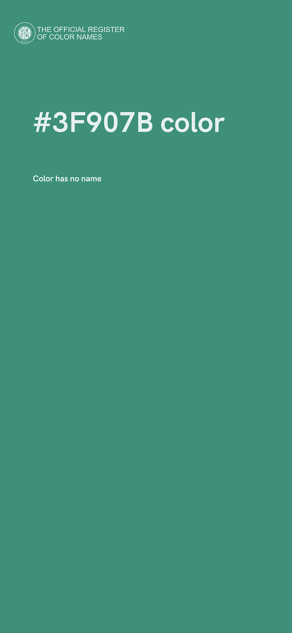 #3F907B color image
