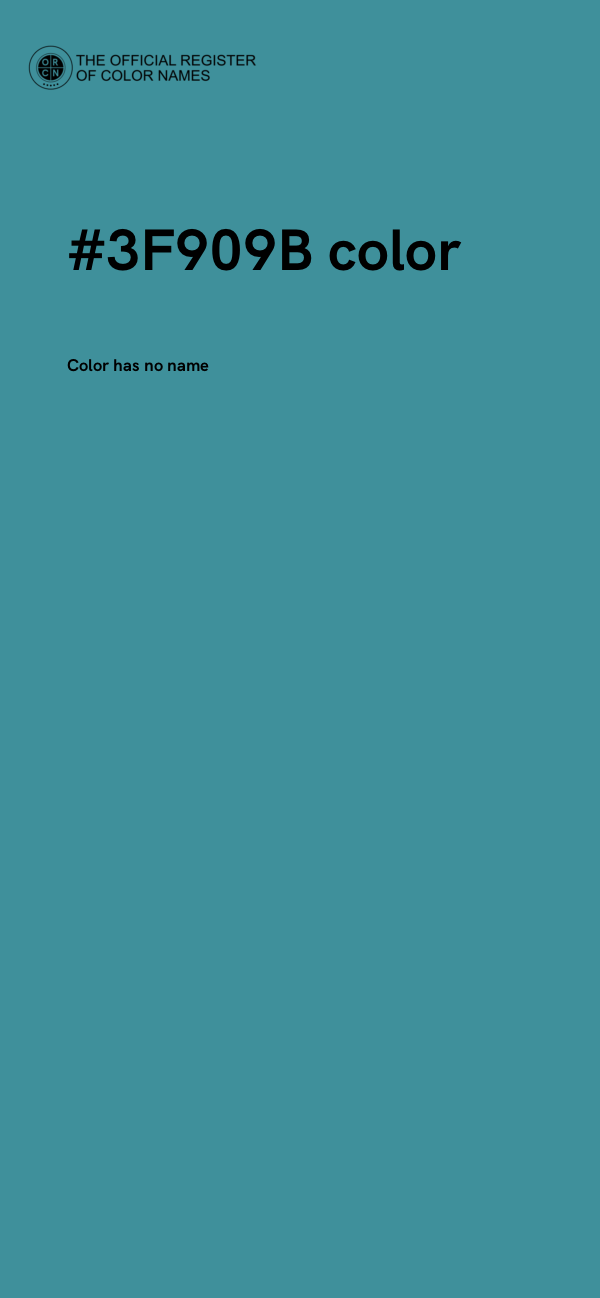 #3F909B color image