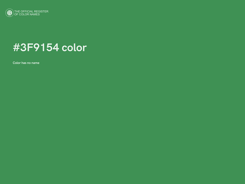 #3F9154 color image