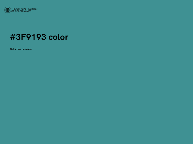 #3F9193 color image