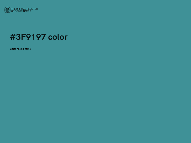 #3F9197 color image