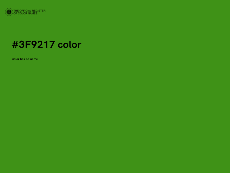 #3F9217 color image