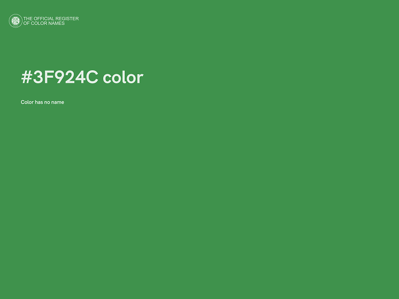 #3F924C color image