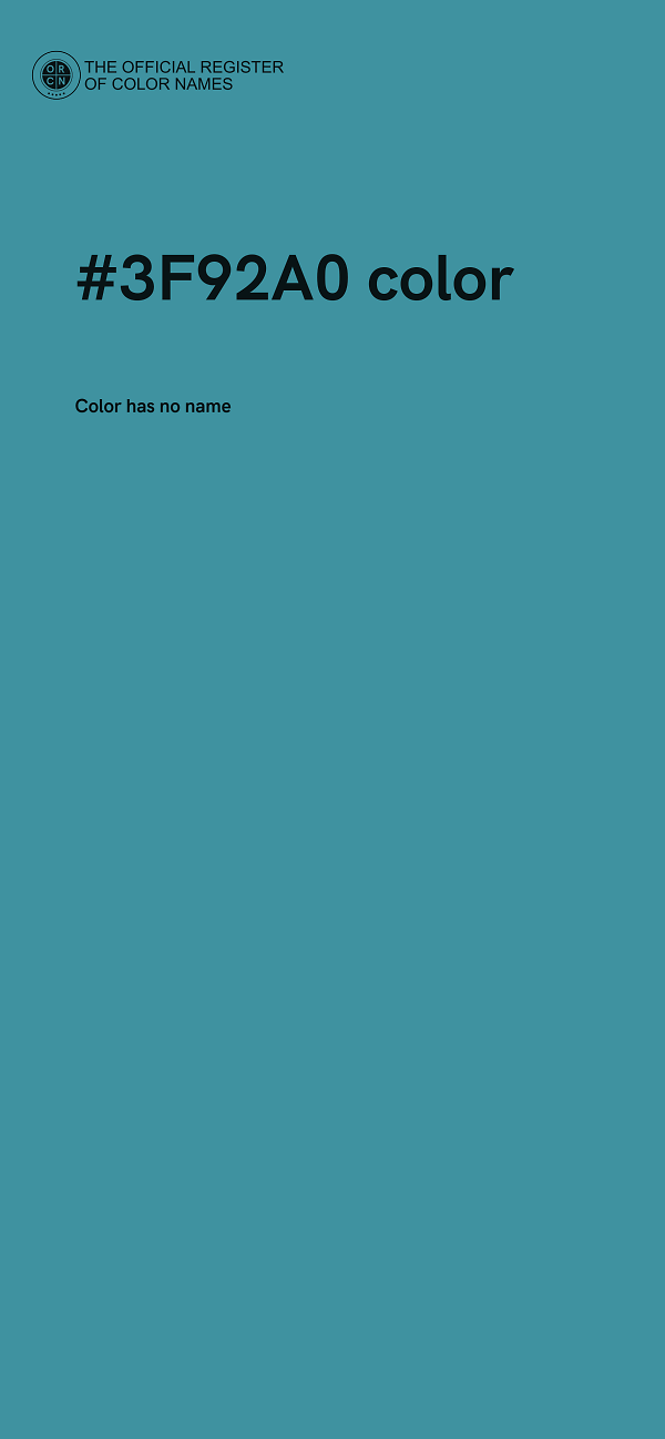 #3F92A0 color image