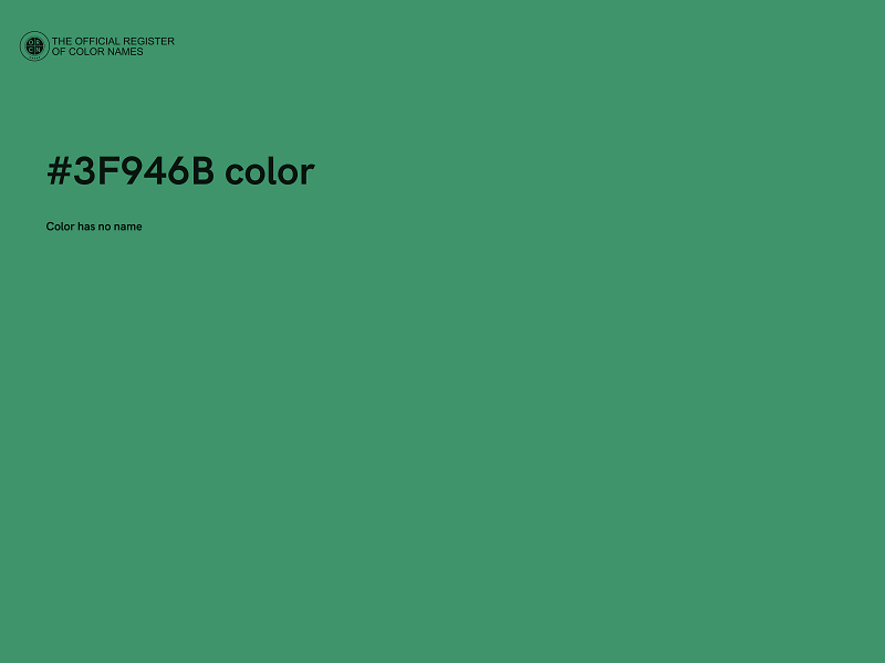 #3F946B color image