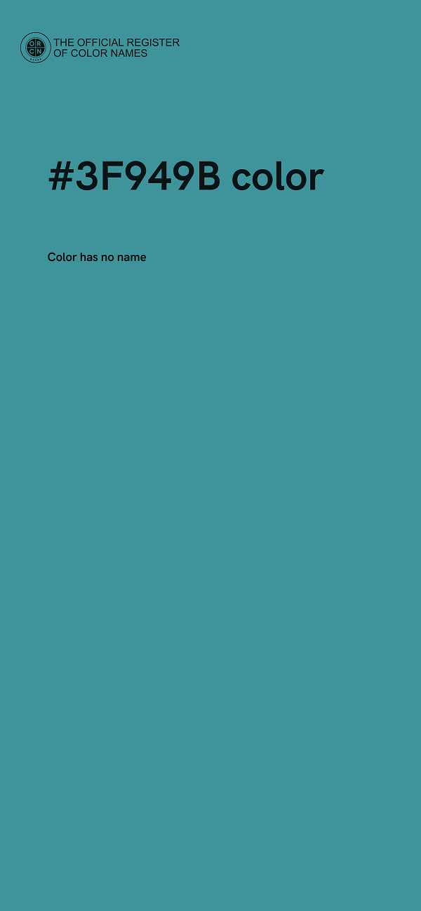 #3F949B color image