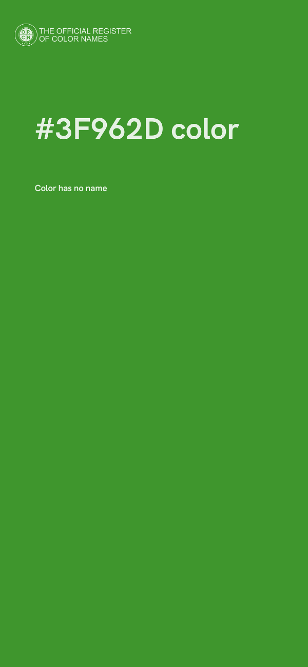 #3F962D color image