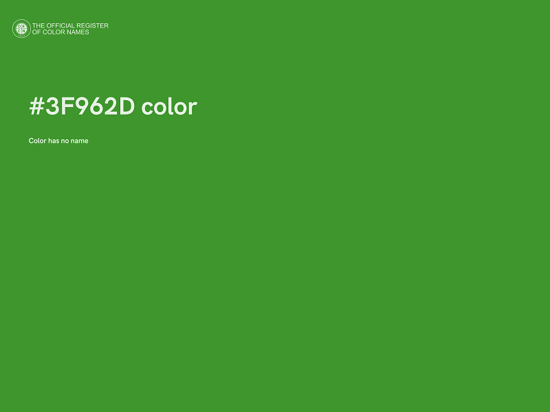 #3F962D color image