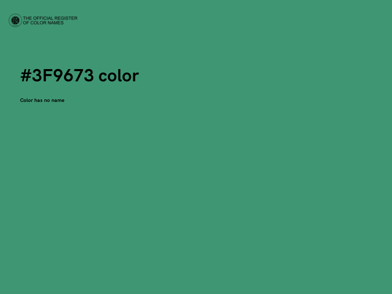 #3F9673 color image