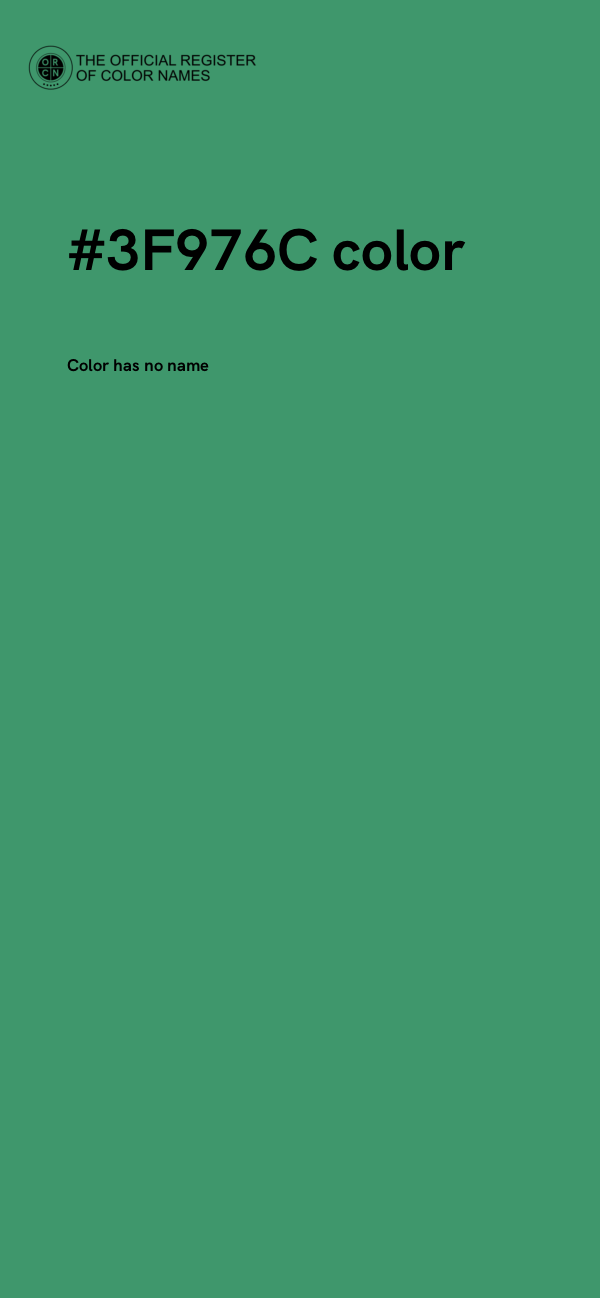 #3F976C color image