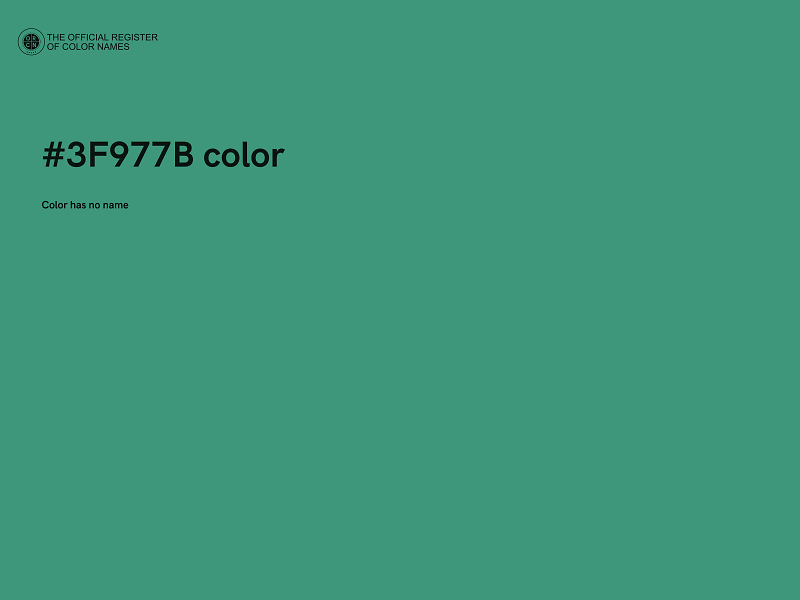 #3F977B color image