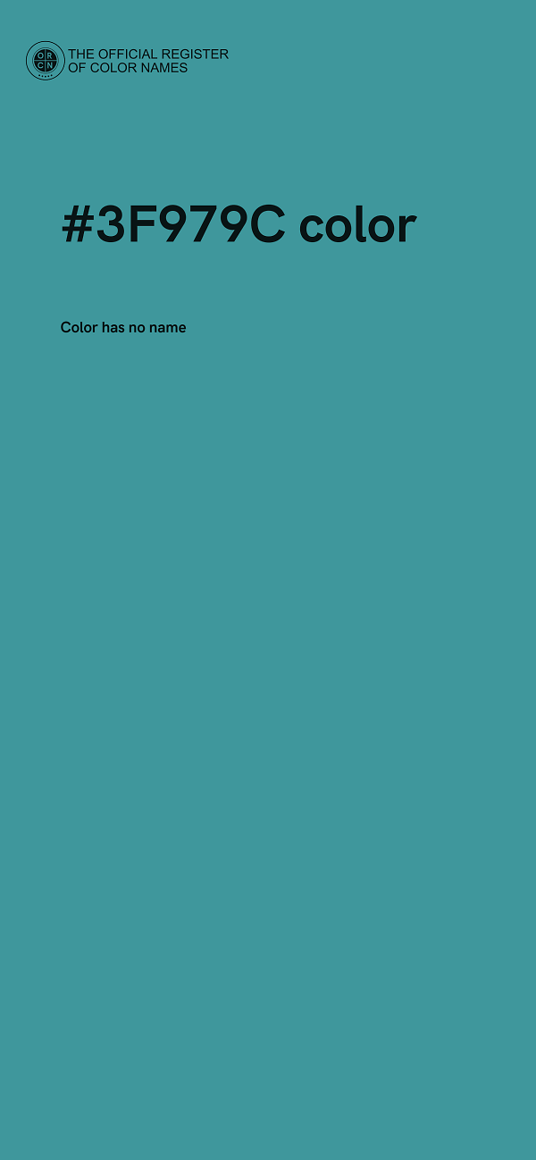 #3F979C color image