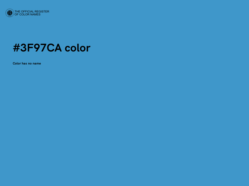 #3F97CA color image
