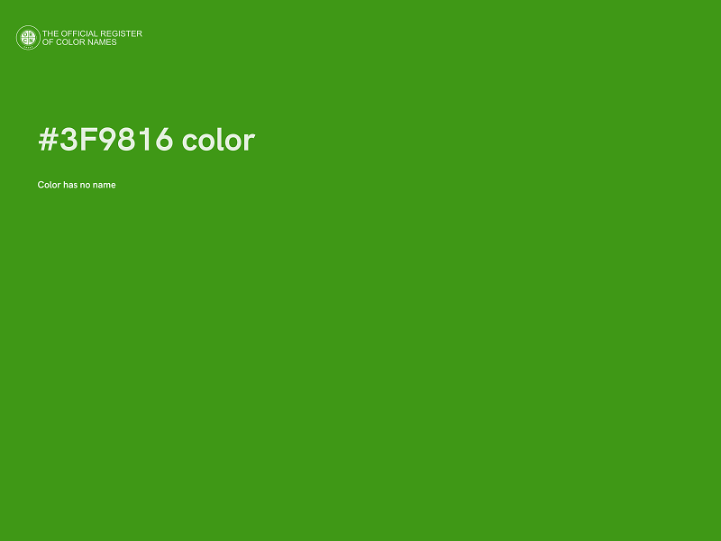 #3F9816 color image