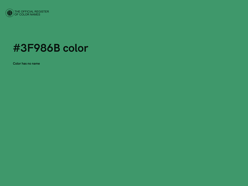 #3F986B color image