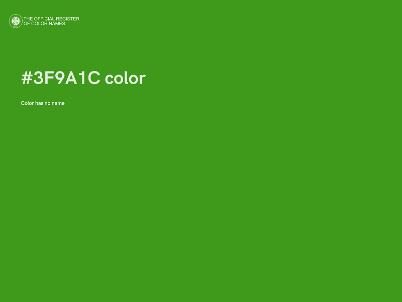 #3F9A1C color image