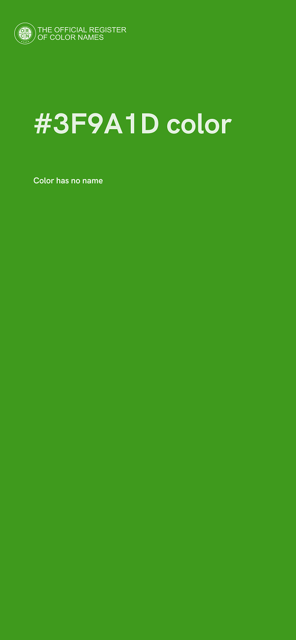 #3F9A1D color image