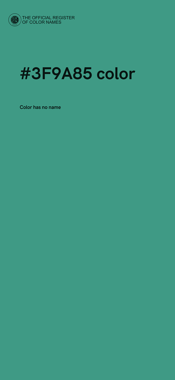 #3F9A85 color image