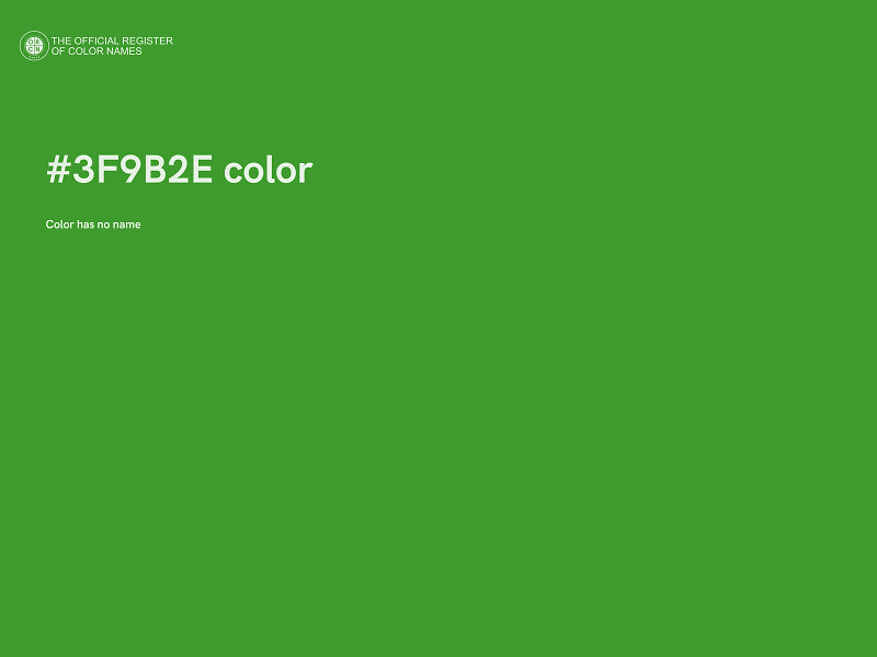 #3F9B2E color image