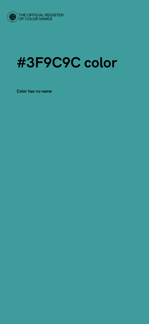 #3F9C9C color image