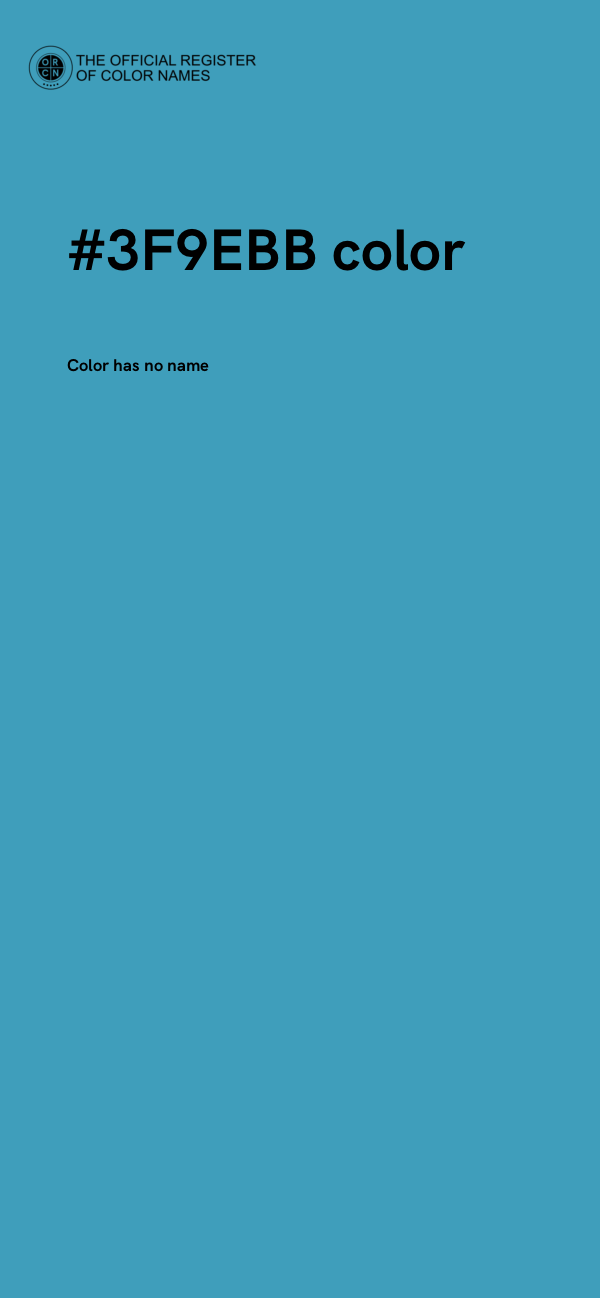 #3F9EBB color image
