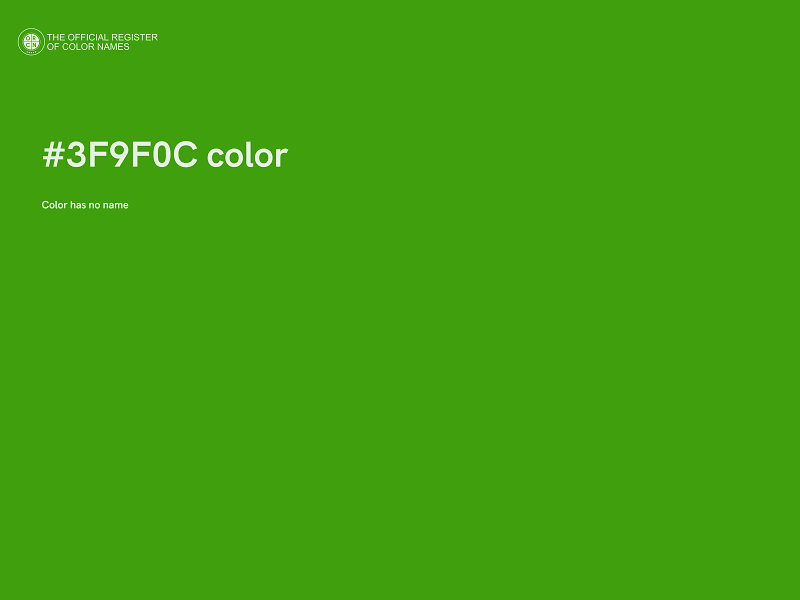 #3F9F0C color image